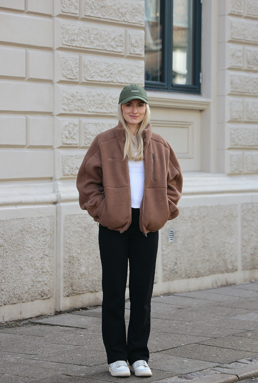 Oversized Fleece Jakke