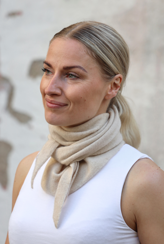 Cashmere Scarf Coconut