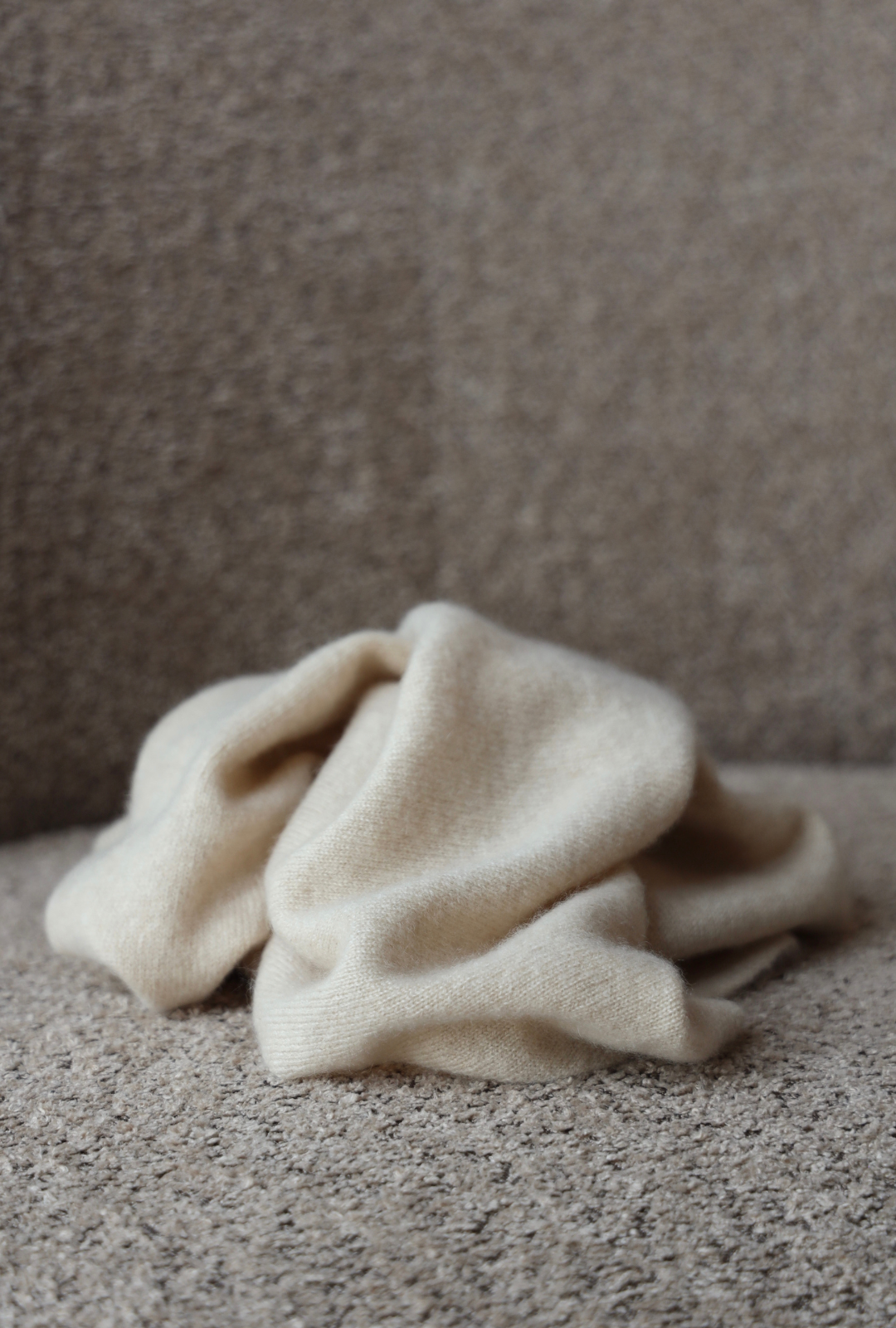 Cashmere Scarf Coconut
