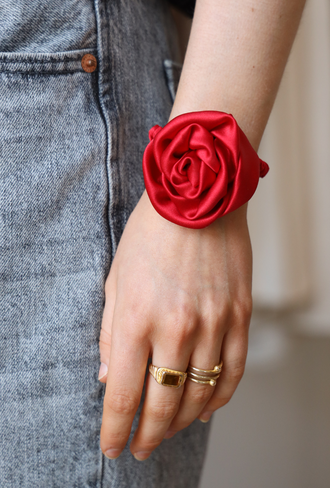 Silke Hårelastik Rose