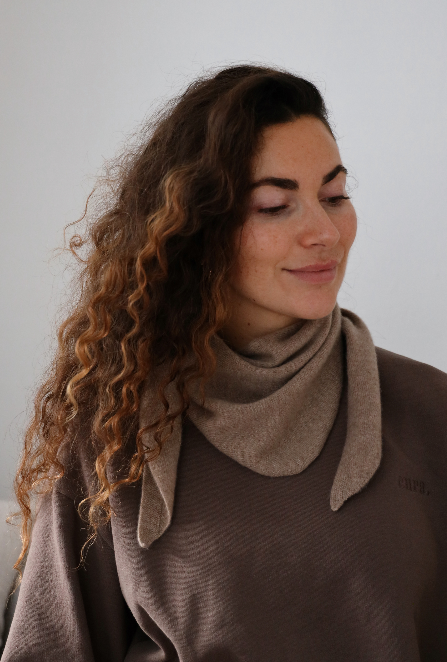 Cura Cashmere Scarf Hazel