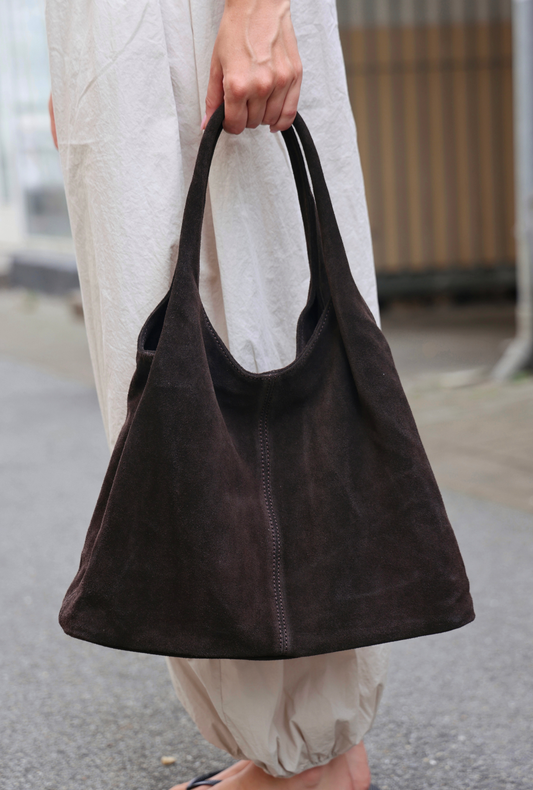 Suede Hobo Bag