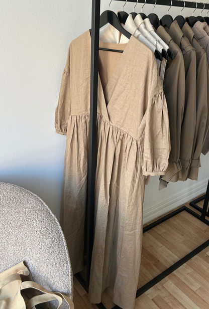 Sample hørkjole str. M/L
