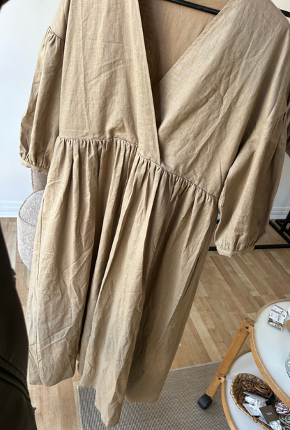 Sample hørkjole str. M/L
