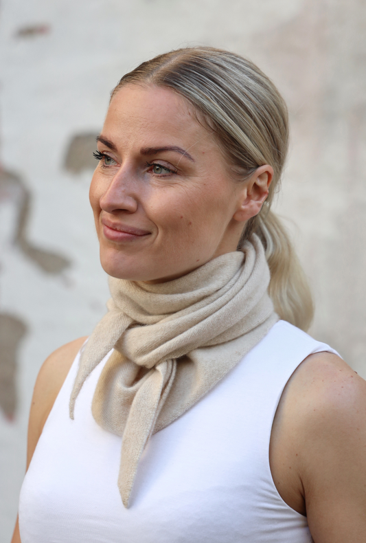 Cura Cashmere Scarf Cream