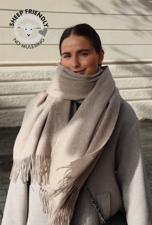 Halstørklæde Merinould